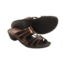 Josef Seibel Emmy Sandals - Slide-Style (For Women) in Champagne Tobacco - Closeouts