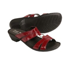 Josef Seibel Emmy Sandals - Slide-Style (For Women) in Red Patent - Closeouts