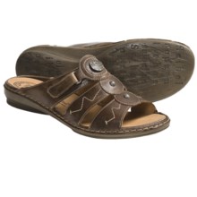 Josef Seibel Gabi Sandals - Leather (For Women) in Brown - Closeouts