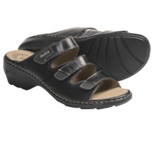 Josef Seibel Gina 02 Sandals - Leather (For Women) in Black - Closeouts