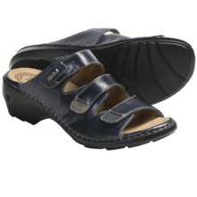 Josef Seibel Gina 02 Sandals - Leather (For Women) in Blue - Closeouts