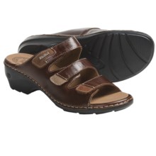 Josef Seibel Gina 02 Sandals - Leather (For Women) in Chestnut - Closeouts
