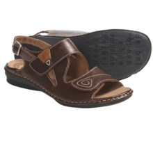 Josef Seibel Grazia 01 Sandals - Leather (For Women) in Chestnut - Closeouts