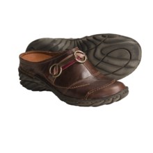 Josef Seibel Leann Clogs - Leather (For Women) in Marone - Closeouts