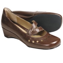 Josef Seibel Malinda Wedge Shoes - Leather, Mary Janes (For Women) in Coffee - Closeouts
