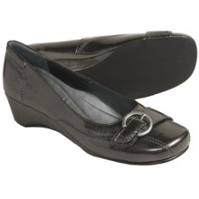 Josef Seibel Mary Pumps - Wedge Heel (For Women) in Asphalt Patent - Closeouts