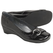 Josef Seibel Mary Pumps - Wedge Heel (For Women) in Black Patent - Closeouts
