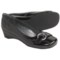 Josef Seibel Mary Pumps - Wedge Heel (For Women) in Black Patent
