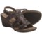 Josef Seibel Salma 08 Sandals - Leather, Wedge Heel (For Women) in Espresso
