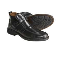 Josef Seibel Shane Mid Boots - Leather (For Men) in Black - Closeouts