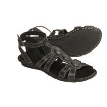 Josef Seibel Venus Gladiator Sandals - Leather (For Women) in Black - Closeouts