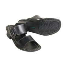 Josef Seibel Zelie Slide Sandals - Leather (For Women) in Black - Closeouts
