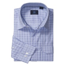 Joseph Abboud Cotton Sport Shirt - Long Roll-Up Sleeve (For Men) in Air Blue - Closeouts