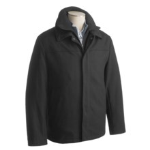 Joseph Abboud Fontana Car Coat (For Men) in Black - Closeouts
