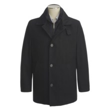Joseph Abboud Hogan Car Coat - Insulated (For Men) in Black - Closeouts