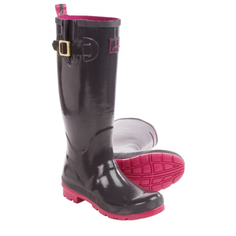Joules Field Welly Glossy Rain Boots Waterproof (For Women)