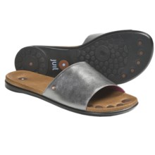 Juil Bali Leather Sandals (For Women) in Pewter - Closeouts