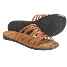 Juil Mojanda Leather Sandals (For Women) in Orange - Closeouts