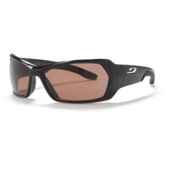 Julbo Dirt Sunglasses - Polarized Falcon Photochromic NXT® Lenses in Black/Falcon