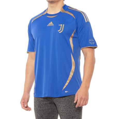 Adidas Juventus Teamgeist Soccer Jersey - Short Sleeve (For Men) - HI-RES BLUE (XS )
