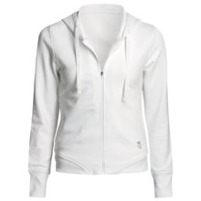 K-Swiss Warm Up Hoodie Jacket (For Women) in White - Closeouts