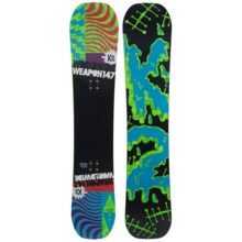 K2 WWW (World Wide Weapon) Rocker Snowboard in Graphic - Closeouts