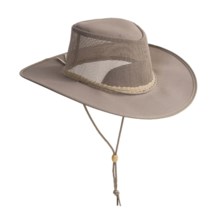 Kakadu Australia Townsville Breeze Hat -  Three Strand Braided Band (For Men and Women) in Grey - Closeouts