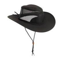 Kakadu Australia Townsville Packable Hat - UPF 50+, Ventilating Mesh (For Men and Women) in Black - Closeouts