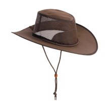 Kakadu Australia Townsville Packable Hat - UPF 50+, Ventilating Mesh (For Men and Women) in Brown - Closeouts