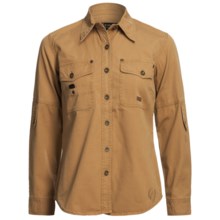 Kakadu Bronte 8 oz. Gunn-Worn Canvas Shirt - Long Sleeve (For Petite Women) in Mustard - Closeouts