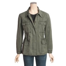 Kakadu Jackie Jacket - 8 oz. Cotton Canvas, Barrel Washed (For Women) in Sage - Closeouts