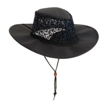 Kakadu Mediterranean Hat - UPF 50 (For Women) in Black/Blue - Closeouts