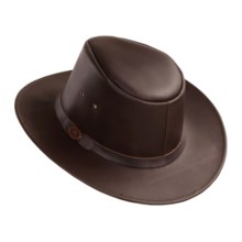 Kakadu Phaha Bucket Hat - Top-Grain Leather (For Men and Women) in Brown - Closeouts