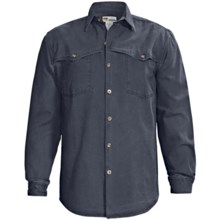 Kakadu Station Double Stitch Shirt - Gunn-Worn Canvas, Long Sleeve (For Men) in Blue - Closeouts