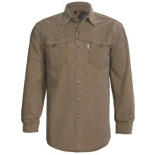 Kakadu Station Shirt - 10 oz. Gravel Canvas, Long Sleeve (For Men) in Tobacco - Closeouts