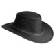 Kakadu The Barcoo Leather Hat - Shapeable Brim (For Men and Women)
