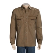 Kakadu Union Canvas Shirt - Long Sleeve (For Men) in Khaki - Closeouts
