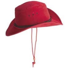 Kakadu Western Plain Soaka Hat - UPF 50+ (For Men and Women) in Red - Closeouts