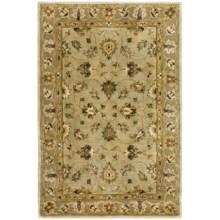 Kaleen Imperial Garden Rug - Handcrafted Virgin Wool, 3'6"x5'6" in Fawn - Closeouts