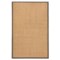 Kaleen Natural Fiber Sisal Indoor-Outdoor Area Rug - 27x45” in Brown