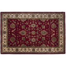 Kaleen Prince of Wales Area Rug - Handcrafted Virgin Wool, 3'6"x5'6" in Red - Closeouts