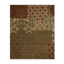 Kaleen Samode Hand-Tufted Wool Multi Rug - 7'6"x9' in Multi - Closeouts