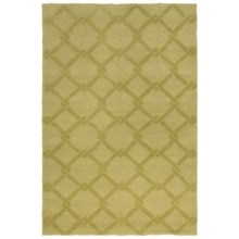 Kaleen Taos Collection Indoor/Outdoor Rug - 9x12’ in Wasabi Lattice - Closeouts