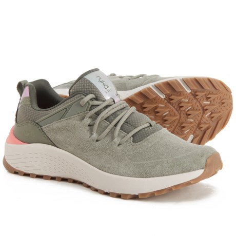 Ryka Kali Trail Walking Shoes - Suede (For Women) - VETIVER GREEN (7 )