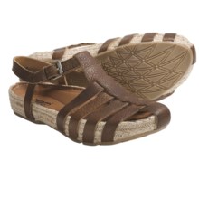 Kalso Earth Endear Sandals - Leather (For Women) in Almond Saddle Leather - Closeouts