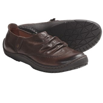Kalso Earth Invoke Shoes - Leather, Side Zip, Slip-On (For Women) in Sandstone Vintage Leather