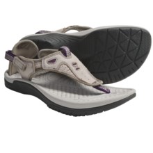 Kalso Earth Mahi Sandals - Leather (For Women) in Grey - Closeouts