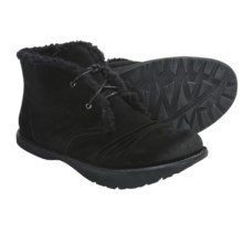 Kalso Earth Nomad Ankle Boots - Suede, Faux-Shearling Lining (For Women) in Black Suede - Closeouts
