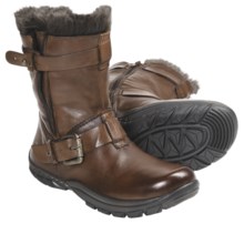 Kalso Earth Outlier Boots - Leather (For Women) in Almond Leather - Closeouts