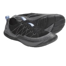 Kalso Earth Pace Lace-Up Shoes (For Women) in Black Soft Buck - Closeouts